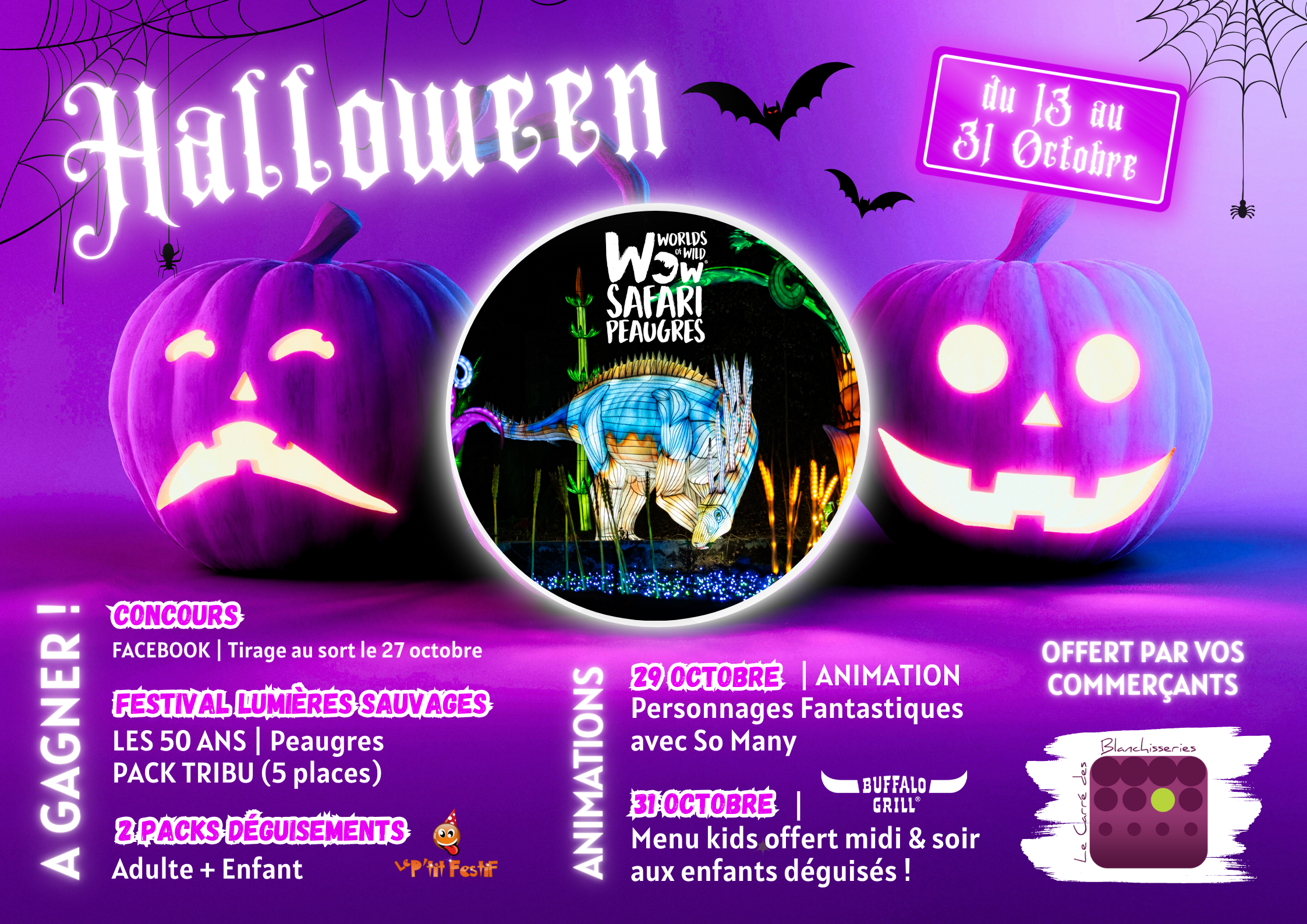 👻🎃 Halloween s’invite au Carré des Blanchisseries ! 🎃👻